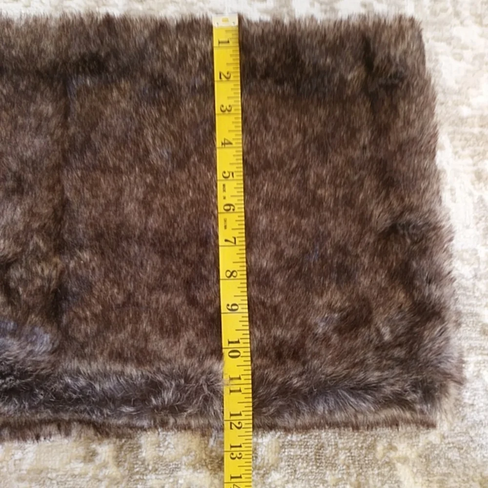 Faux Fur Lined Infinity Scarf